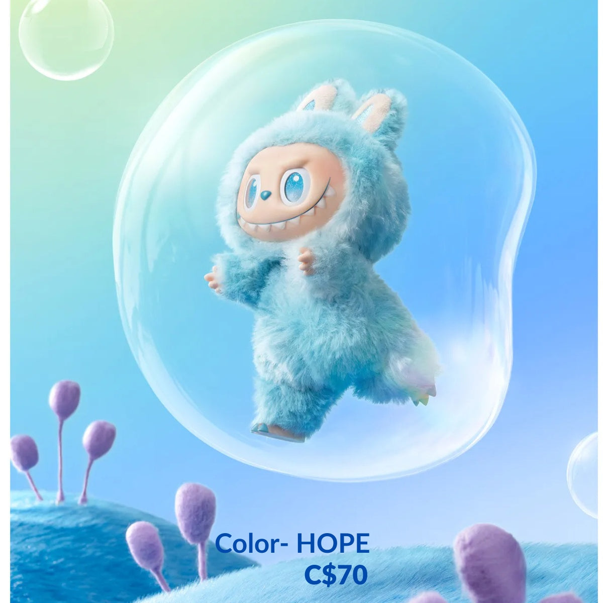 POP MART Labubu THE MONSTERS Big into Energy Series- Color- HOPE - Vinyl Plush Pendant Mystery Box Guess Bag Toys Doll Cute Anime Figure