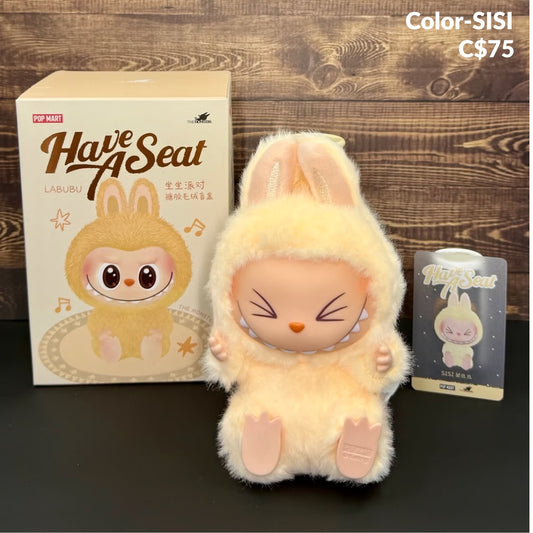 POP MART The Monsters Have A Seat Series- Color- SISI - Vinyl Plush Pendant Keychain Blind Box Toys Mystery Box Mistery Caixa Action Figure