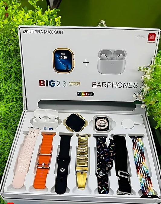 10 in 1 Ultra Watch + Earbuds