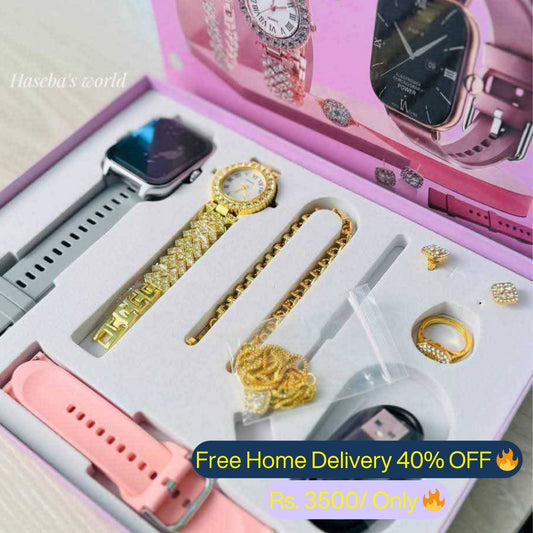 6 in 1 A58 Plus Smartwatch (2.02" Big Display)
